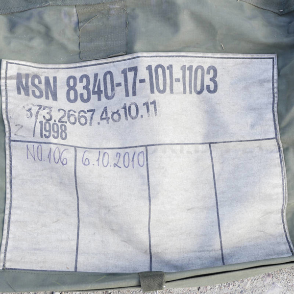 Czasza Namiotu Wojskowa Holenderska Łukowa TentDoek Oryginał Demobil BDB