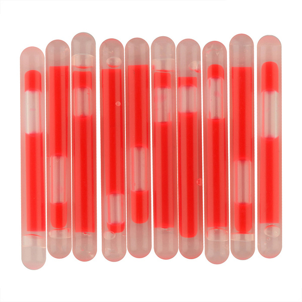 Światło Chemiczne 4,5 cm M-Tac Czerwone 10 Sztuk (711500425-R)