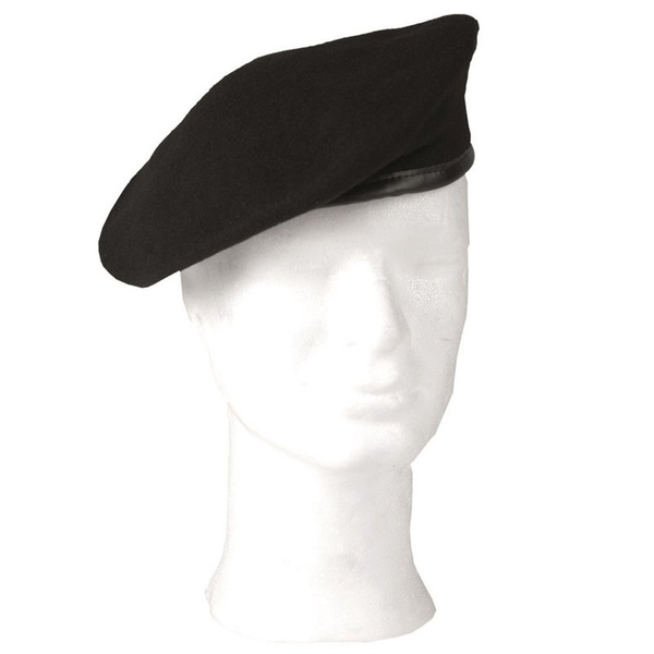 Black Military Beret Mil-tec New (12403002)