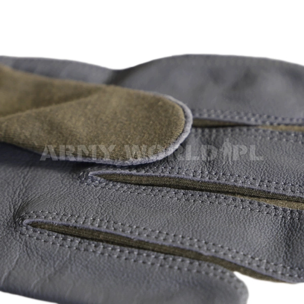 Rękawice Wojskowe Holenderskie Pilota Nomex Khaki Oryginał Demobil II Gatunek