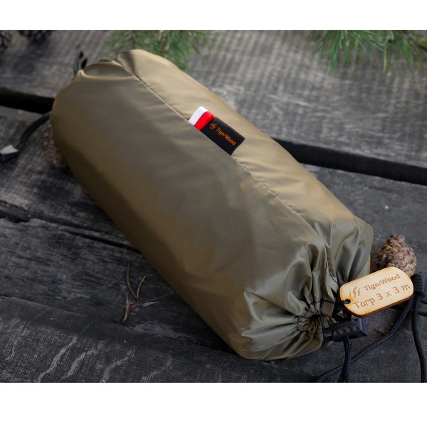 Tarp T2 3x3 m Poland TigerWood Khaki / Black