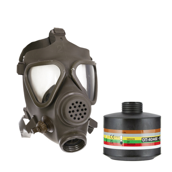 Maska Przeciwgazowa Austriacka Wojskowa Drager M65a2 / BC65 + Filtr CF32 ABEK Hg P3 + Pokrowiec Oryginał Demobil BDB