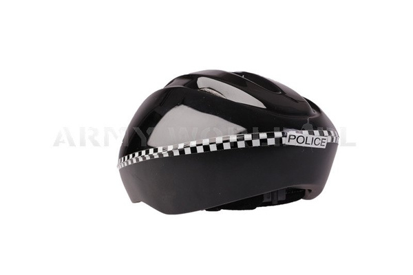 Protective Bicycle Helmet V9-C Police Black Used