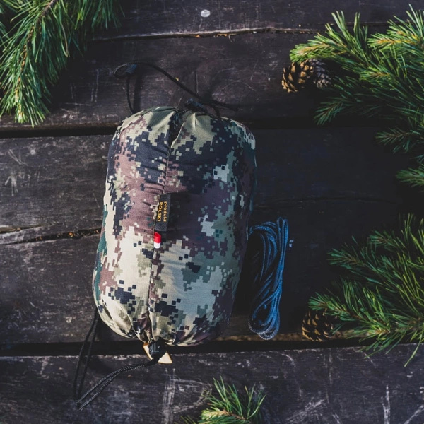 Hamak Lekki Turystyczny Ważka V2 + Moskitiera TigerWood Camo