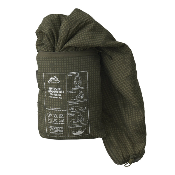 Poncho SWAGMAN ROLL Reversible Helikon-Tex Pencott Wildwood / Pencott Snowdrift (PO-RSR-NL-4544A)