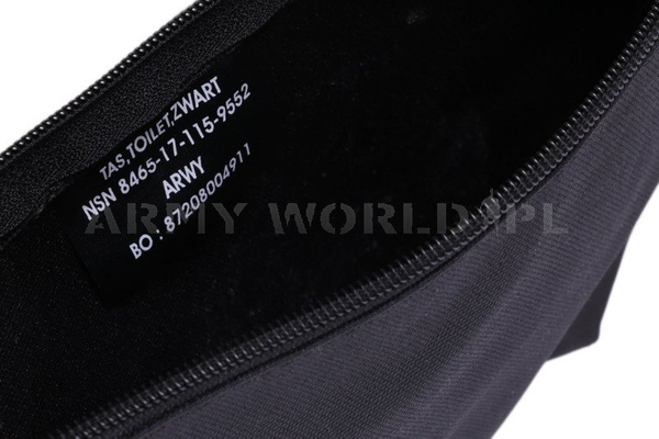 Kosmetyczka Wojskowa Holenderska Czarna Oryginał Nowa