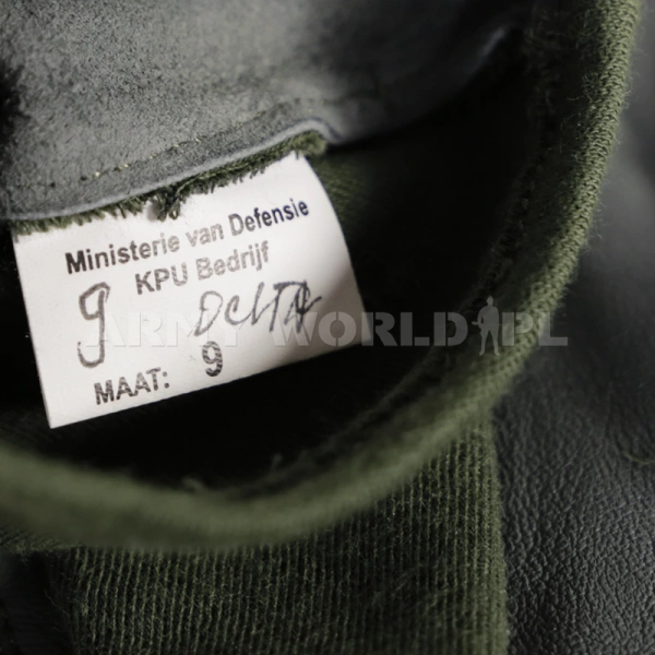 Rękawice Wojskowe Holenderskie Pilota Nomex Olive Oryginał Demobil BDB