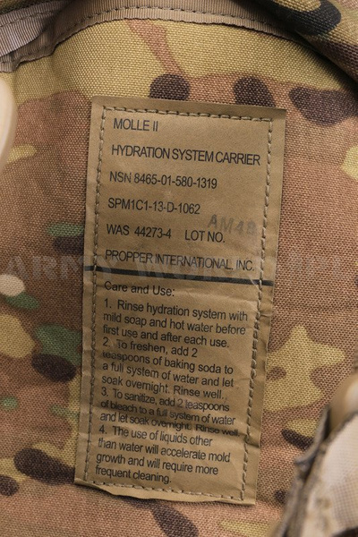 Pokrowiec Na System Hydracyjny Us Army 3l Hydration Carrier Multicam Oryginał Demobil II Gatunek