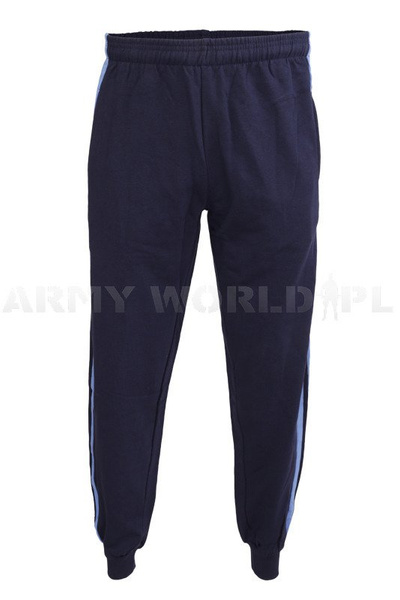 Polish sport military tracksuit 503/MON  WP shirt + trousers Original Blue New