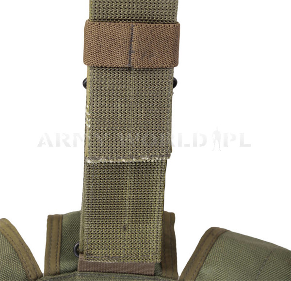 Panel Udowy 6x  Kieszeń Na Granat / 6x Frag Flash Grenade Drop Leg Dynamic Entry Eagle Industries Olive Oryginał Demobil BDB