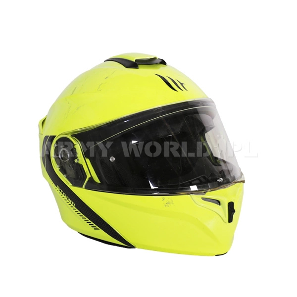 Kask Motocyklowy MT Helments Storm Neonowy Oryginał Demobil BDB