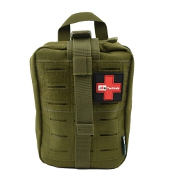 Apteczka Taktyczna Zrywana IFAK Molle Laser Cut JB Tacticals Zielona