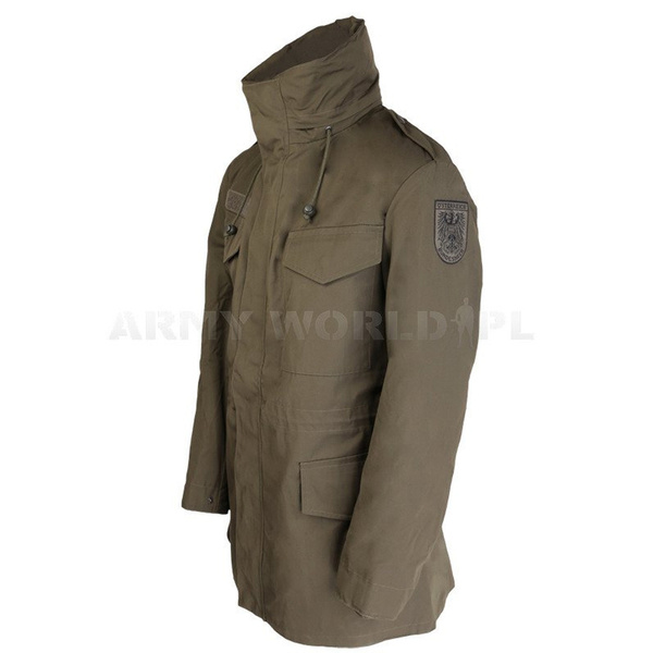 Kurtka Wodoodporna Wojskowa Austriacka Gore-Tex Model M65 Olive Oryginał Demobil DB