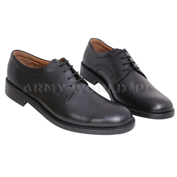 Buty Skórzane Galowe Holenderskie Defense Skórzana Podeszwa Oryginał BDB