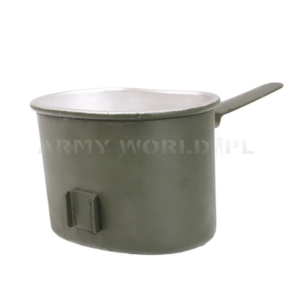 Canteen Cup Bundeswehr aAuminum Olive Genuine Military Surplus Used