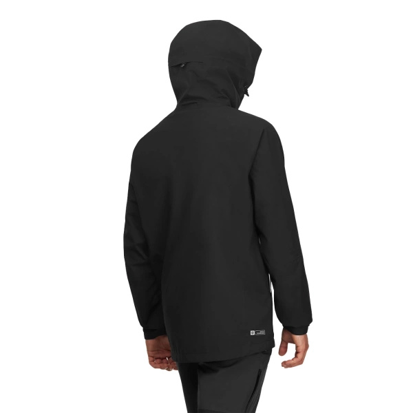 Kurtka Przeciwdeszczowa Męska Hardshell Alpinus Gedu Czarna (NQ11680)