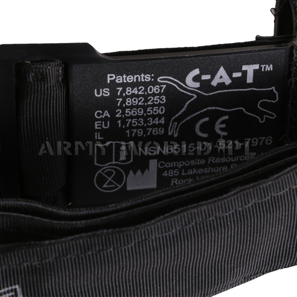 Opaska Zaciskowa/ Staza Taktyczna CAT Czarna Oryginał Demobil DST