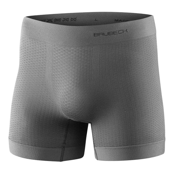 Bokserki Sportowe Męskie Base Layer Brubeck Szare (BX11160)