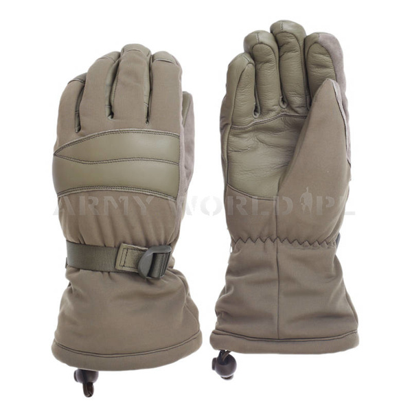 Rękawice Wojskowe Holenderskie KPU Olive Oryginał Nowe