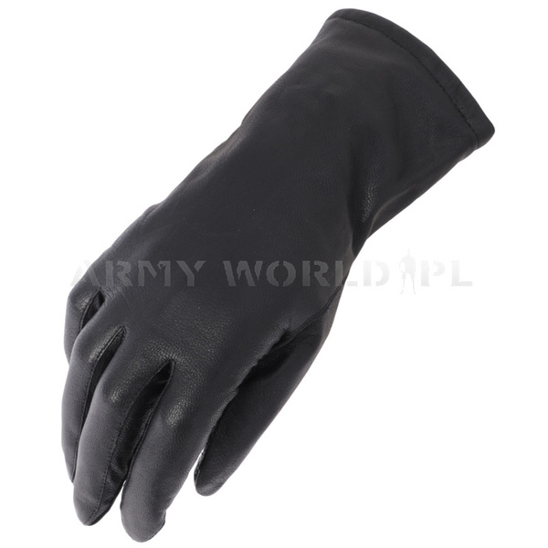 Rękawice Skórzane Z Zatrzaskiem Mil-Tec Czarne (12506002)
