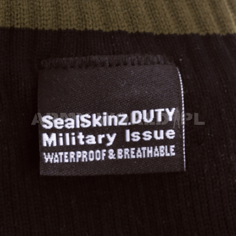 Skarpety SEALSKINZ Duty Wodoodporne Długie Olive Green Oryginał Demobil