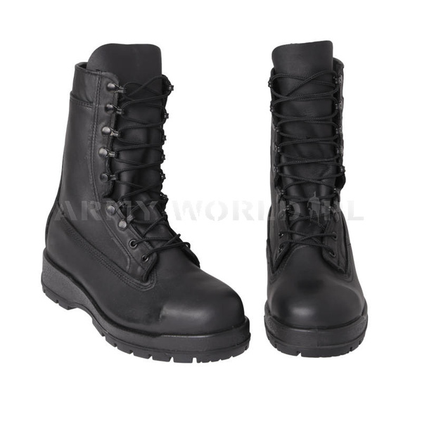 Military Boots US Army Belleville 360ST Safety Leather Black Original New