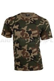 Military T-shirt PL Camo Short Sleeves Mil-tec New