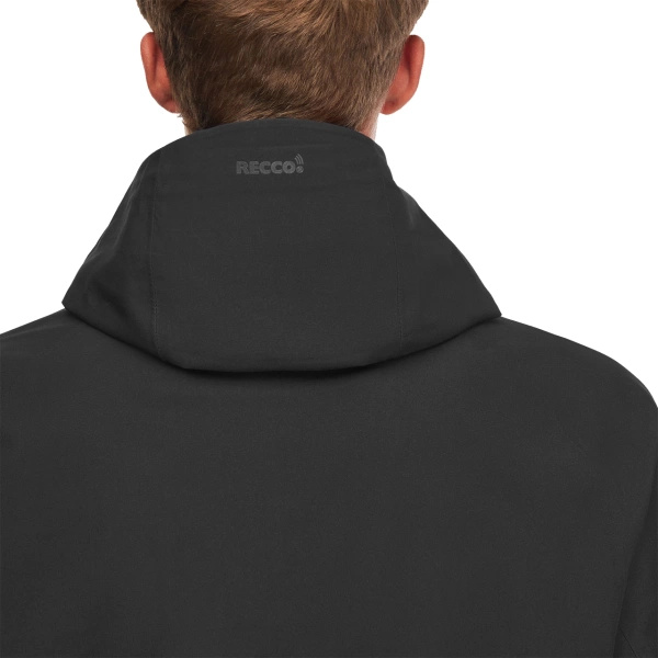 Kurtka Przeciwdeszczowa Męska Hardshell Alpinus Gedu Czarna (NQ11680)