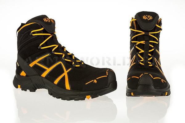 Workwear Boots Haix BLACK EAGLE Safety 40 Mid Gore-Tex Black / Orange (610017) New II Quality