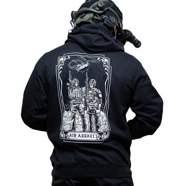 Bluza Air Assault Hoodie Brothers In Arms Black