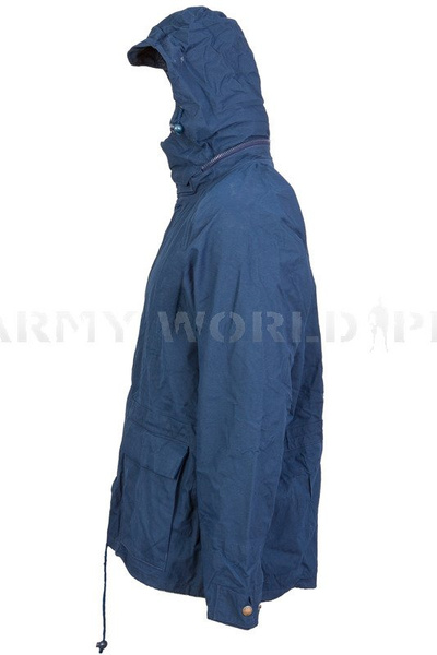 Kurtka Przeciwdeszczowa Gore-Tex Bundeswehr Granatowa Oryginał Demobil II Gatunek