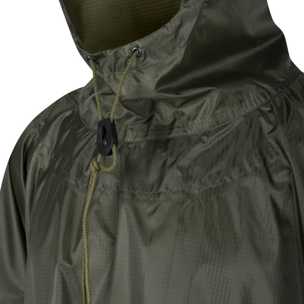 Rainproof Poncho Ripstop Helikon-Tex Black (PO-MUS-PO-01)