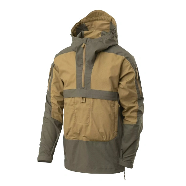 Kangurka Anorak Tracer Polycotton Stretch Ripstop Helikon-Tex Coyote / Taiga Green (KU-TRR-SP-1109A)