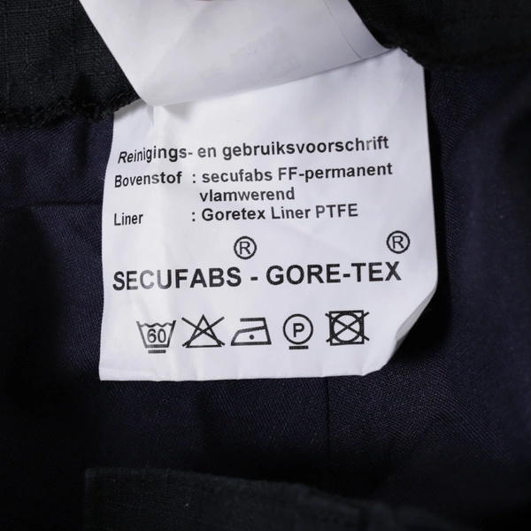 Spodnie Strażackie Nomex / Gore-Tex Ognio i Wodoodporne Holenderskie Oryginał Nowe