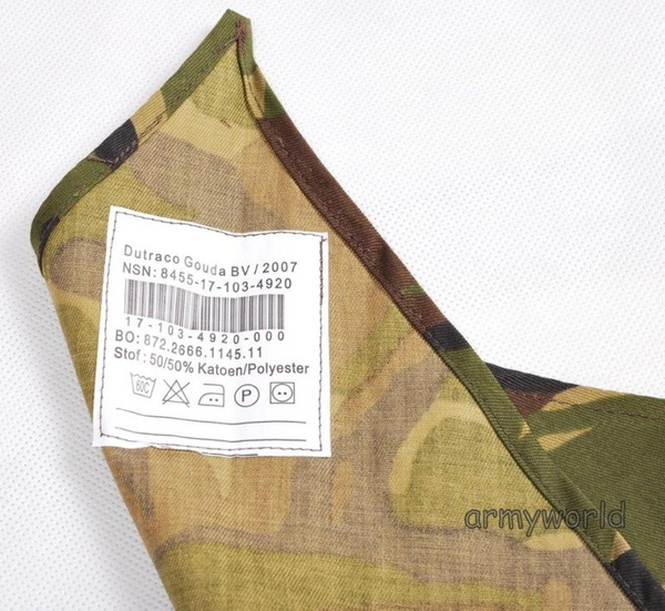 Military Dutch Triangular Wrapper DPM Woodland Original New