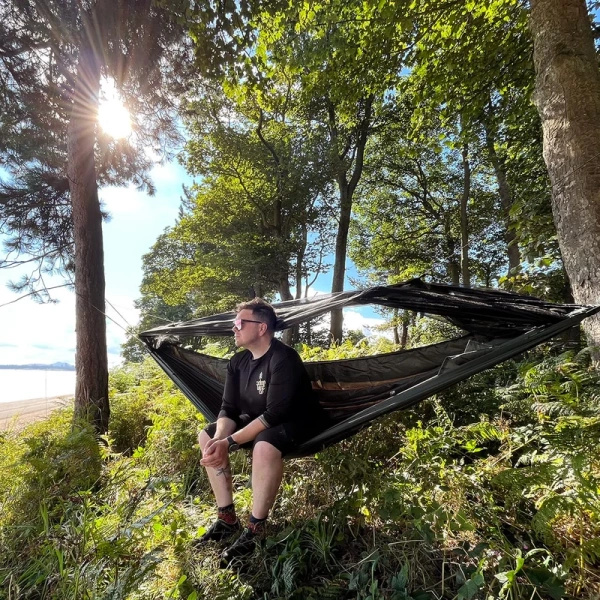 Hamak Frontline KING Size DD Hammocks Olive Green