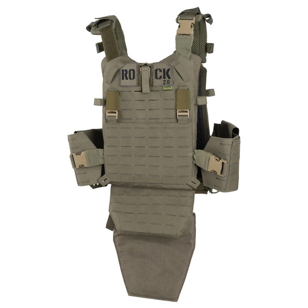 Kamizelka Taktyczna Plate Carrier ROCK 2.0 Maskpol Ranger Green (TMRRG-02)