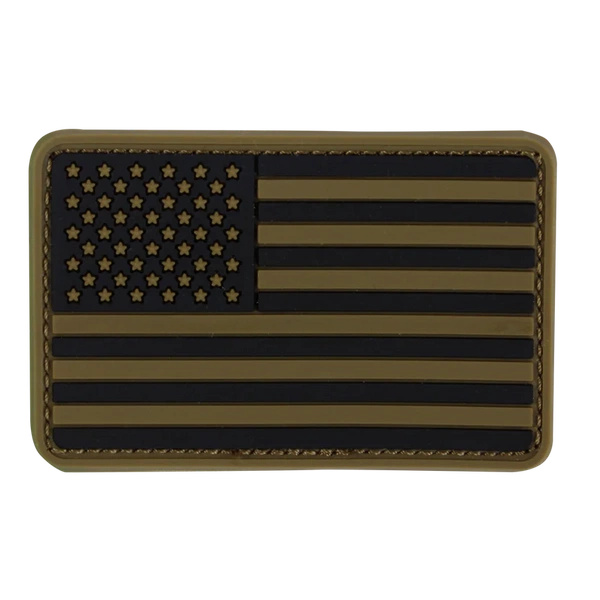 Emblemat US Flag PVC Patch Condor Coyote Brown (181004-498)