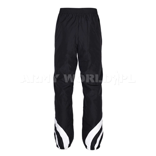 Spodnie Dresowe Erima W Paski Czarne Oryginał Demobil BDB