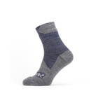 Skarpety Wodoodporne Sealskinz All Weather Ankle Length Navy Blue / Szare (11100060)