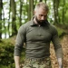 Military Trikot Leotard Bundeswehr Oliv With Long Sleeve Original Demobil