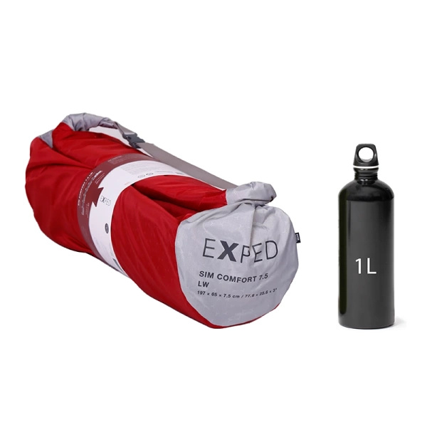 Karimata Samopompująca SIM Comfort 7.5 LW Exped Ruby Red