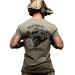 T-Shirt Team Brothers In Arms Olive