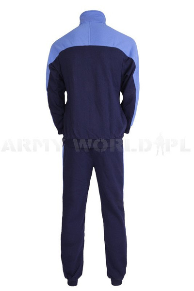 Polish sport military tracksuit 503/MON  WP shirt + trousers Original Blue New