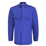 Military Dutch Work Shirt Blue Original Used