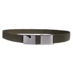 Pas Parciany Wojskowy Srebrna Klamra Olive Oryginał Nowy