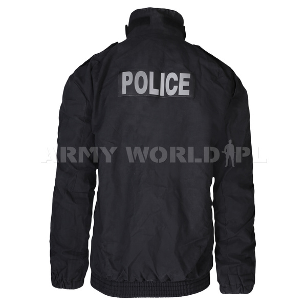 Kurtka Policyjna Ognioodporna Overall Czarna Oryginał Demobil BDB