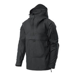 Anorak Tracer Kangaroo Jacket Polycotton Stretch Ripstop Helikon-Tex Black (KU-TRR-SP-01)