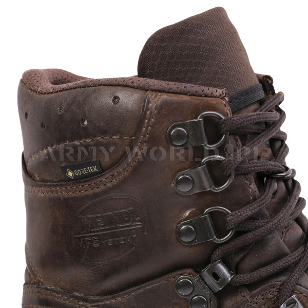Buty Wojskowe Górskie Meindl 3546-10 Skórzane Brązowe Oryginał Demobil BDB