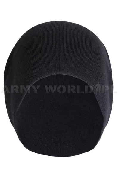 Polish Navy Woolen Cap 510/MON Black Military Surplus New